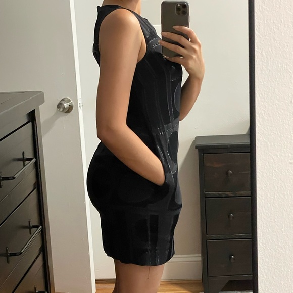 Black Sparkly Mini Dress - Picture 1 of 6